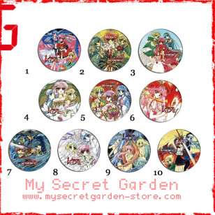 Magic Knight Rayearth 魔法騎士レイアース Anime Pinback ButtonBadge Set 1a or 1b ( or Hair Ties / 4.4 cm Badge / Magnet / Keychain Set )